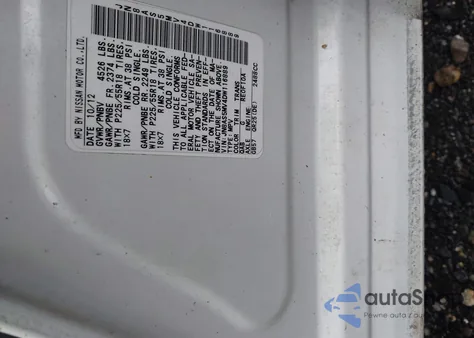 2013 Nissan Rogue Sv W/Sl Pkg from USA, damaged, VIN JN8AS5MV4DW116889